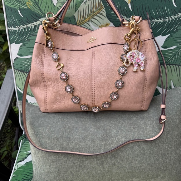 Coach blush pink small Lexi shoulder bag F23537 & Rose Wristlet - Picture 3 of 15